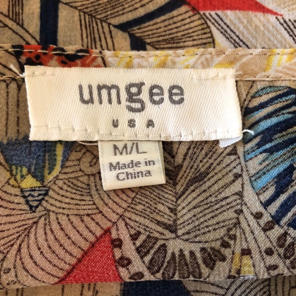 Umgee Pom Pom Tribal Kimono - Picture 5 of 6